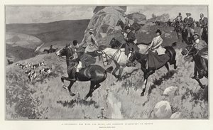 يوم ناجح مع Devon و Somerset Staghounds في Exmoor